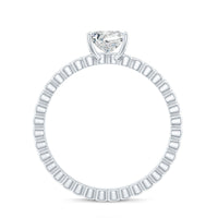 Princess Cut Lab Grown Diamond Promise Ring With Certificate