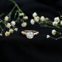 Certified 7 MM Lab Grown Diamond Solitaire Engagement Ring