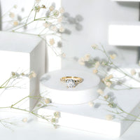 Certified 7 MM Lab Grown Diamond Solitaire Engagement Ring