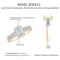 1.8 Carat Lab Grown Diamond Ring For Women With Certificate