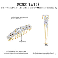 Brilliant Cut Lab Diamond Heart Shaped Promise Ring for Women