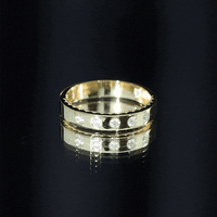 Lab Grown Diamond Wedding Ring for Men With Gypsy Setting