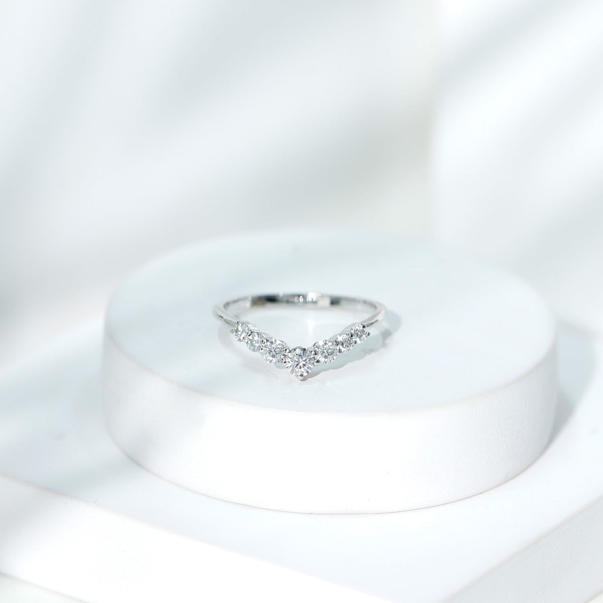 Certified Brilliant Cut Lab Grown Diamond Wedding Band Enhancer
