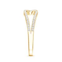 Brilliant Cut Lab Created Diamond Knot Anniversary Ring for Her