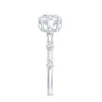 Round Brilliant Cut Lab Grown Diamond Traditional Engagement Ring