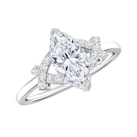Lab Grown Diamond 5X10 MM Marquise Engagement Ring
