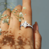 Lab Grown Diamond 5X10 MM Marquise Engagement Ring