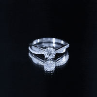 Certified Lab Grown Diamond Engagement Ring With Bypass Details