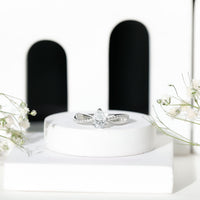 Pear Cut Diamond Classic Engagement Ring