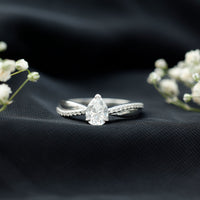 Pear Cut Diamond Classic Engagement Ring