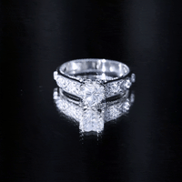 Certified 1 Carat Heart Lab Created Vintage Engagement Ring