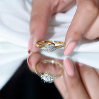 Certified Diamond 3 Stone Promise Ring