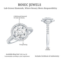 2 Carat Ethical Diamond Circle Engagement Ring