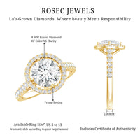 2 Carat Ethical Diamond Circle Engagement Ring