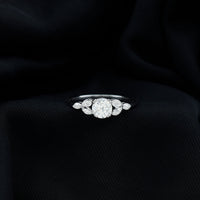 Certified 6 MM Round Diamond Promise Engagement Ring For Her