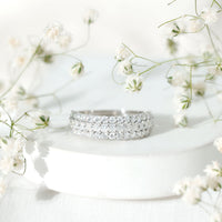 Half Eternity Lab Grown Diamond Wedding Band