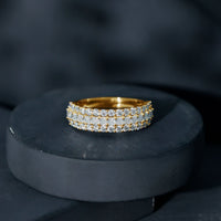 Half Eternity Lab Grown Diamond Wedding Band