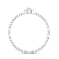 Natural Diamond Dainty Promise Ring