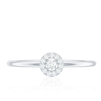 Natural Diamond Dainty Promise Ring