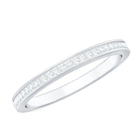 Minimal Moissanite Eternity Band Ring