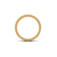 Minimal Moissanite Eternity Band Ring