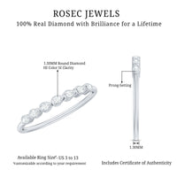 Certified Diamond Seven Stone Promise Ring