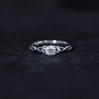 Certified Diamond Celtic Knot Promise Ring