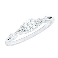 Certified Diamond Celtic Knot Promise Ring