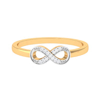 Certified Real Diamond Infinity Promise Ring