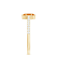 Rosec Jewels 1/2 Ct fire opal marquise engagement ring with sparkling diamonds, elegant and detailed jewelry design.
