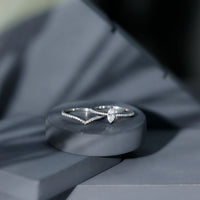 Certified Marquise Cut Zircon Wedding Ring Set for Women