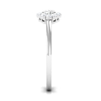 1 CT Marquise Cut Zircon East West Engagement Ring