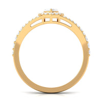 1.75 CT Split Shank Marquise Cut Zircon Engagement Ring