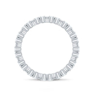 Certified Moissanite Stackable Eternity Band Ring for Her