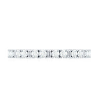 Certified Moissanite Stackable Eternity Band Ring for Her