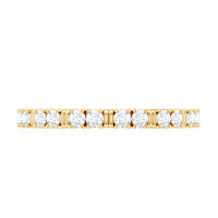 Certified Moissanite Stackable Eternity Band Ring for Her