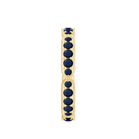 Real Blue Sapphire Eternity Ring for Women