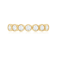 Certified Diamond Anniversary Band in Bezel Setting