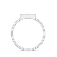 Natural Diamond Dainty Triangle Promise Ring
