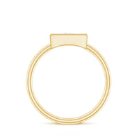 Natural Diamond Dainty Triangle Promise Ring