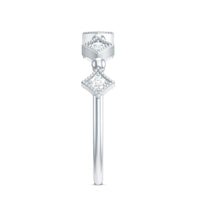 Certified 5 Stone Diamond Dainty Ring