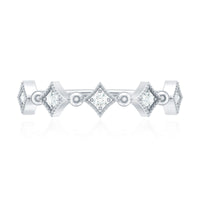 Certified 5 Stone Diamond Dainty Ring