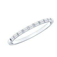 Baguette Diamond East West Stackable Ring