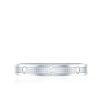 Certified Diamond Band Ring in Flush Setting