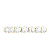 Natural Diamond Half Eternity Band Ring for Women