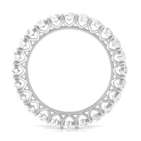 Certified Moissanite Stackable Eternity Band Ring