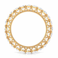 Certified Moissanite Stackable Eternity Band Ring