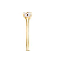 Baguette Moissanite Anniversary Ring in Prong Setting