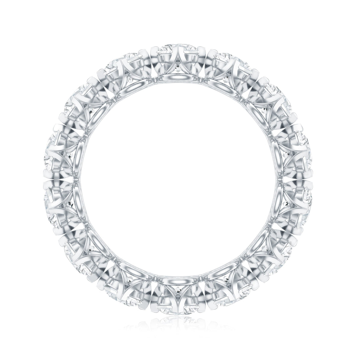 Designer Moissanite Anniversary Band Ring