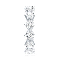 Designer Moissanite Anniversary Band Ring